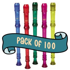 Canto Colors 1-piece Soprano Recorder - 100 pack