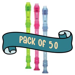 Yamaha Rainbow Soprano Recorder - 50 pack
