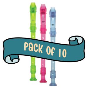 Yamaha Rainbow Soprano Recorder - 10 pack