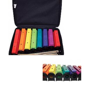 CHROMA-NOTES® 8-note C Major Diatonic Resonator Bell Set with Case