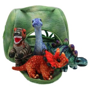 Dinosaur House - Hide-Aways Puppet Set