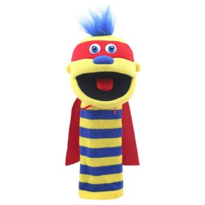 Knitted Puppet - Zap