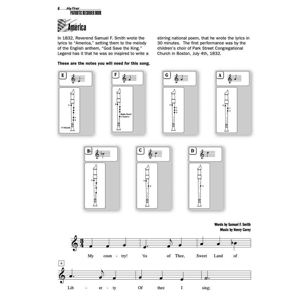 My First Patriotic Recorder Book - Image 3