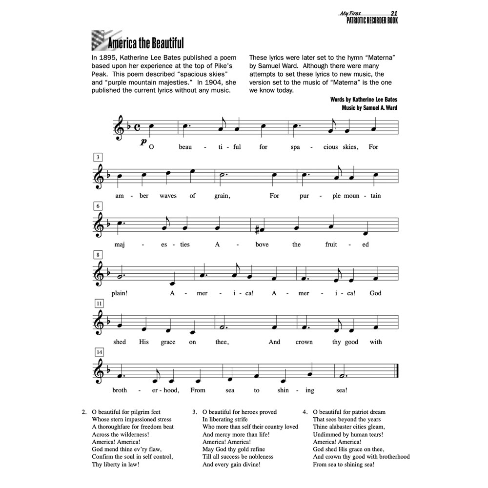My First Patriotic Recorder Book - Image 4