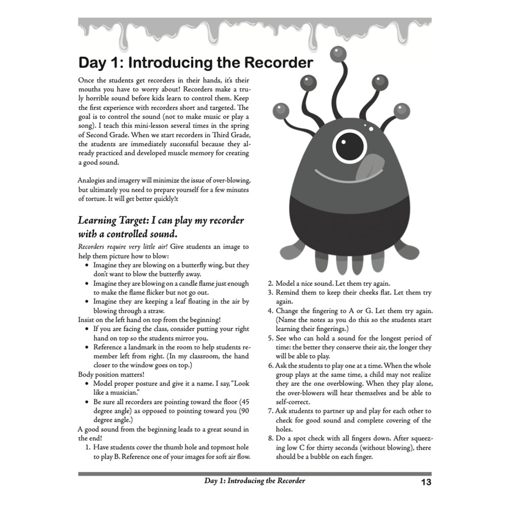 Recorder Monster Teacher's Edition - Image 4