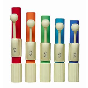 5-Note Chromatic Add-On Student Hand Chime Set