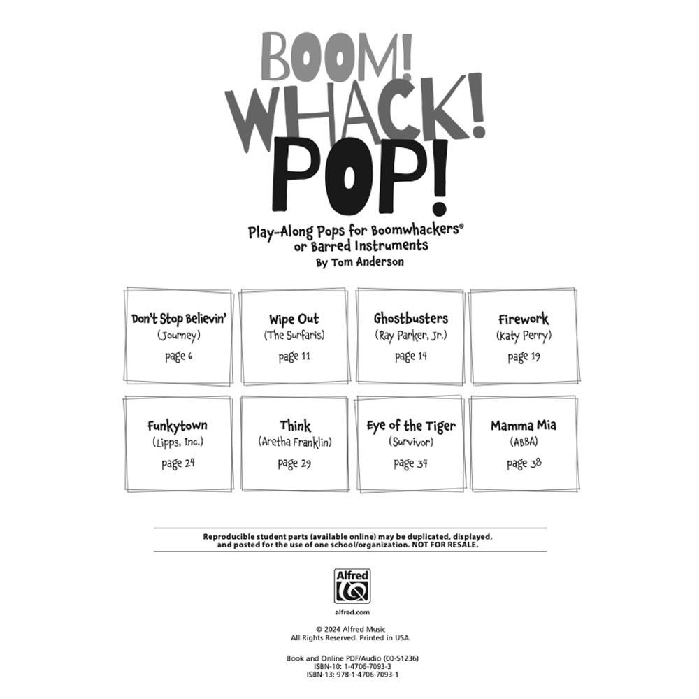 Boom! Whack! Pop! Book & Online Access - Image 2