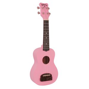 Tiki Uke Soprano Ukulele - Pink