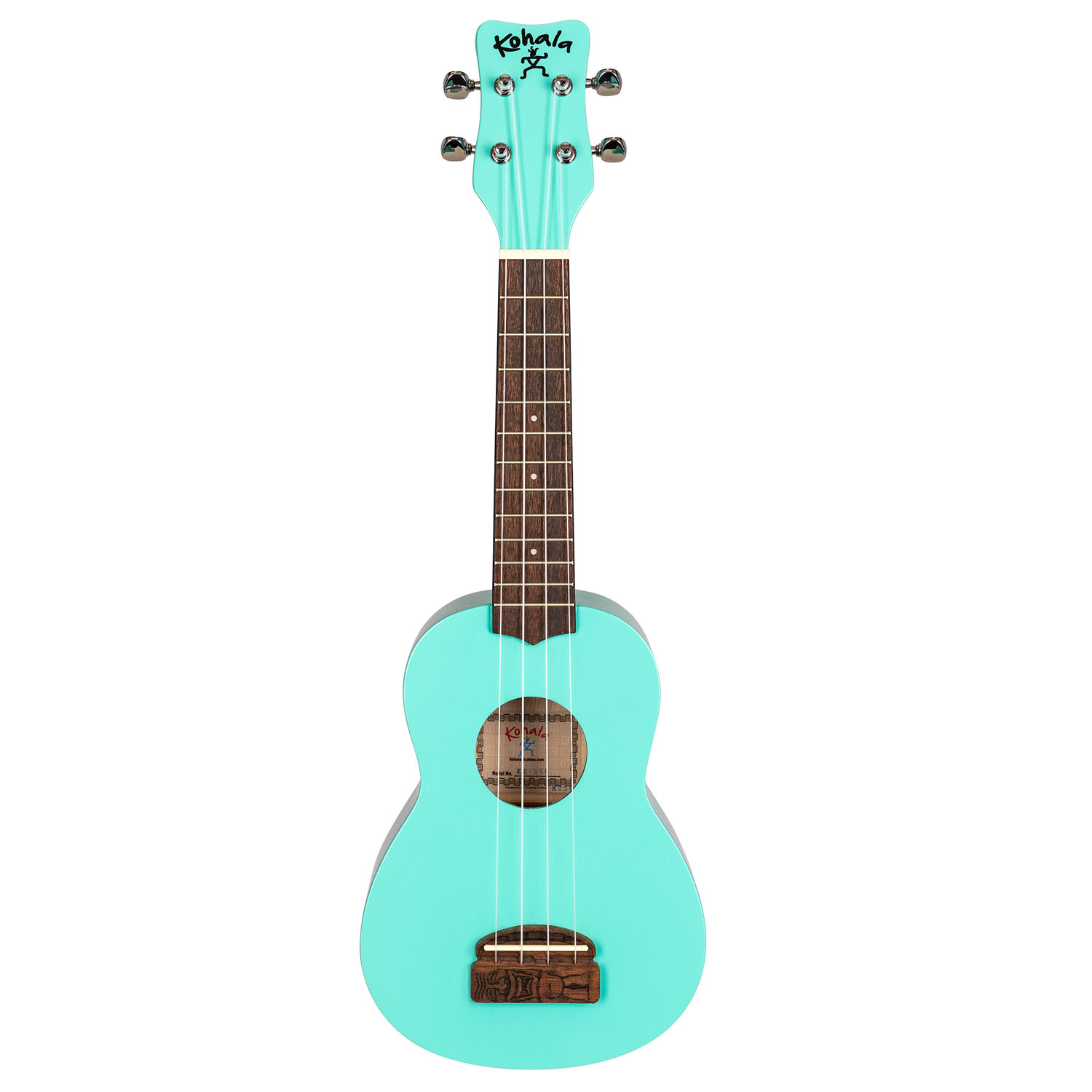 Tiki Uke Soprano Ukulele - Seafoam Green - Image 3