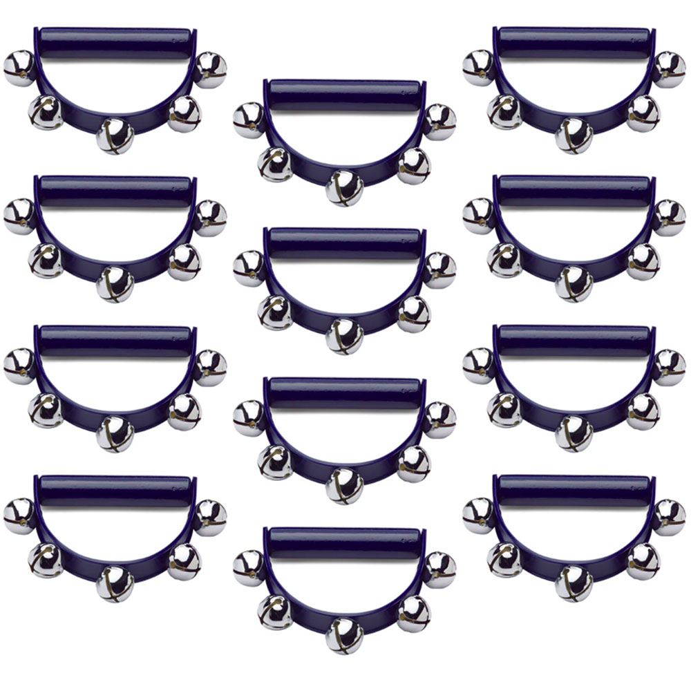 Mounted Sleigh Bells (5 Bells) 12 pack