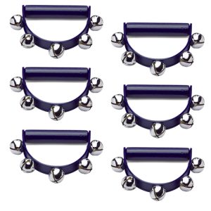 Mounted Sleigh Bells (5 Bells) 6 pack