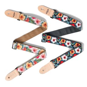 Hibiscus Print Ukulele Strap - Kala