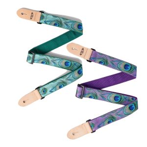 Peacock Print Ukulele Strap - Kala