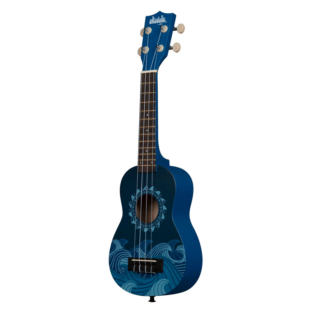 Deep Blue Ukadelic Soprano Ukulele - Image 4