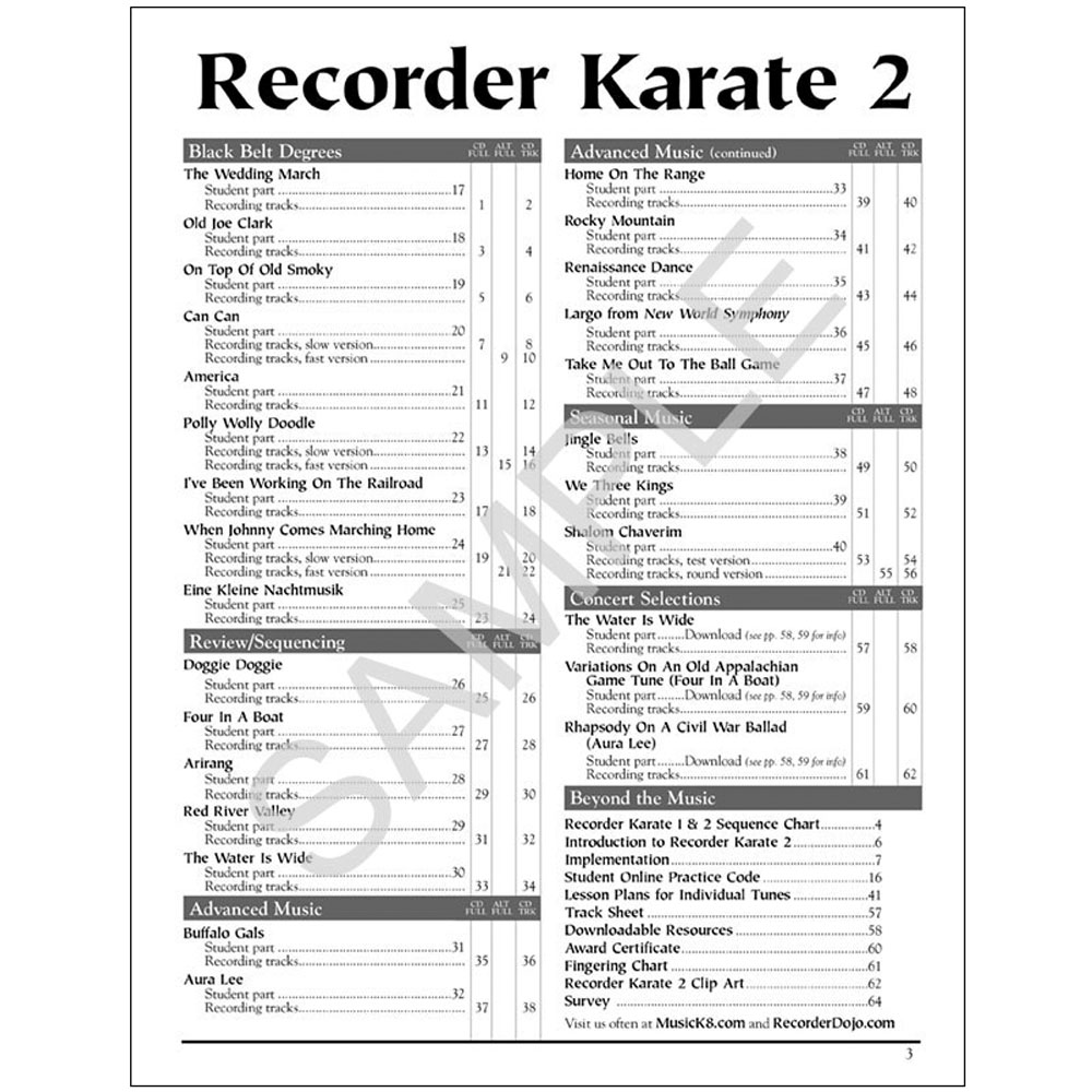 Recorder Karate 2 Student Book - Image 2