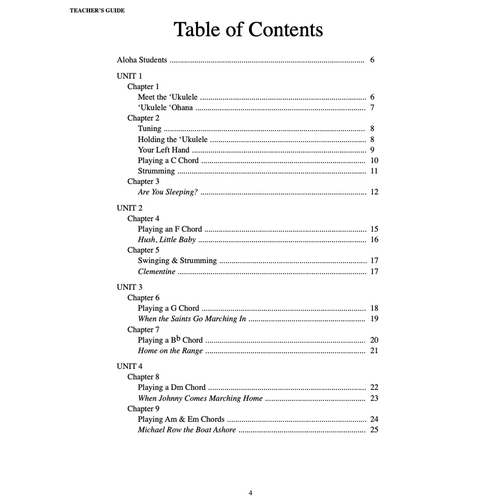 'Ukulele at School, Book 1 - Teacher Edition - Image 2