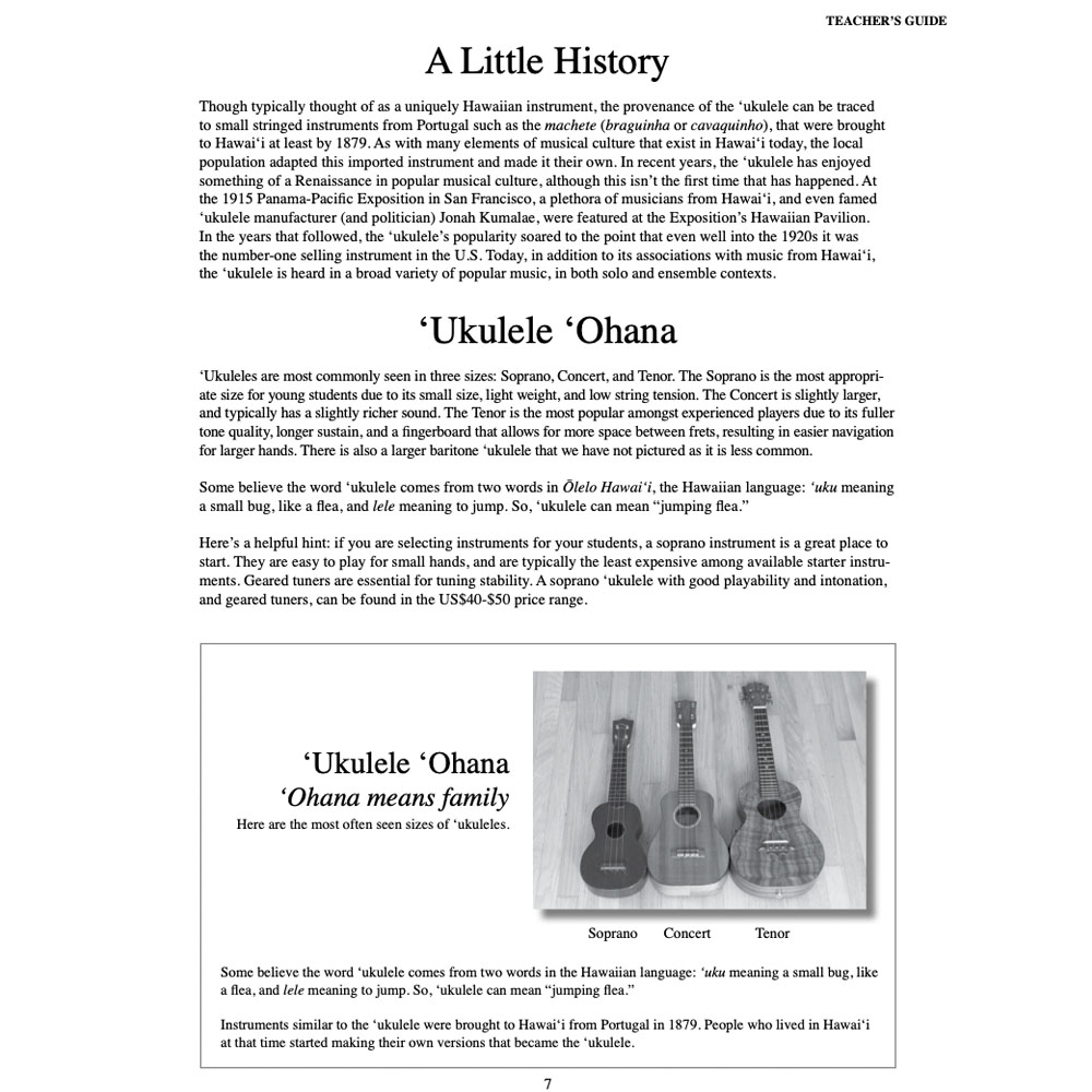 'Ukulele at School, Book 1 - Teacher Edition - Image 3